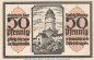 Preview: Notgeld Stadt Nördlingen 978.3 , 50 Pfennig -gelbbraun- Nr.2 in kfr. von 1918 , Bayern Seriennotgeld