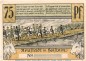 Preview: Notgeld Stadt Neustadt , 75 Pfennig Musterschein o.Kn. in kfr. o.D. , Schleswig Holstein Seriennotgeld