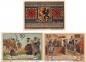 Preview: Notgeld Stadt Neustettin , 968.2 , Hexenprozeß Set mit 3 kassenfrischen Scheinen , von 1921 , Pommern Seriennotgeld