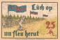 Preview: Notgeld Stadt Nordenham 982.1.b , 25 Pfennig -16mm- Nr.1 in kfr. o.D. Niedersachsen Seriennotgeld