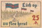 Preview: Notgeld Stadt Nordenham 982.1.d , 25 Pfennig Schein Nr.1 -20 mm- in kfr. o.D. Niedersachsen Seriennotgeld