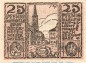 Preview: Notgeld Stadt Osterhofen , 25 Pfennig grauviolet in kfr. von 1917 , Bayern Seriennotgeld