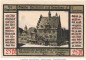 Preview: Notgeld Stadt Pößneck 1066.4.a , 25 Pfennig Nr.2 dunkelblau in kfr. von 1921 , Thüringen Seriennotgeld