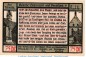 Preview: Notgeld Stadt Pößneck 1066.4.a , 75 Pfennig Nr.9 dunkelblau in kfr. von 1921 , Thüringen Seriennotgeld