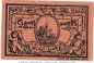 Preview: Notgeld Stadt Rheinsberg 1120.3.b , 75 Pfennig Schein -Fehldruck- in kfr. o.D. Brandenburg Seriennotgeld