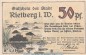 Preview: Notgeld Stadt Rietberg 1123.1 , 50 Pfennig Schein in kfr. von 1921 , Westfalen Seriennotgeld