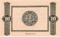 Preview: Notgeld Stadt Schafstädt , 10 Pfennig Schein in kfr. Tieste 6450.05.20 von 1920 , Sachsen Verkehrsausgabe