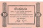 Preview: Notgeld Stadt Schafstädt , 10 Pfennig Schein in kfr. Tieste 6450.05.20 von 1920 , Sachsen Verkehrsausgabe