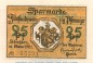 Notgeld Stadt Strehlen 1282.1.b, 25 Pfennig , Linien durchgehend in kfr. von 1921 , Schlesien Seriennotgeld