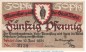 Preview: Notgeld Stadt Wedel 1387.1.F , 50 Pfennig -Fehldruck- in kfr. von 1921 , Schleswig Holstein Seriennotgeld