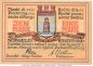 Preview: Notgeld Stadt Westerland 1418.2.c , 1 Mark --o.Drfa-- in kfr. von 1921 , Schleswig Holstein Seriennotgeld