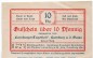 Notgeld Tageblatt Camburg 1080.05.01 , 10 Pfennig Schein in f-kfr. o.D. Thüringen Verkehrsausgabe