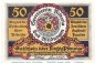 Preview: Notgeld Victoria Bad Wildungen 1428.1.a , 50 Pfennig Nr 2 , Weißer Rand in kfr. von 1921 , Hessen Seriennotgeld