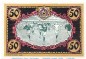 Preview: Notgeld Victoria Bad Wildungen 1428.1.a , 50 Pfennig Nr 6 , Weißer Rand in kfr. von 1921 , Hessen Seriennotgeld