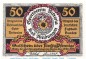 Preview: Notgeld Victoria Bad Wildungen 1428.1.a , 50 Pfennig Nr 6 , Weißer Rand in kfr. von 1921 , Hessen Seriennotgeld