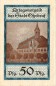 Preview: Ohrdruf , Notgeld 50 Pfennig -Rathaus- in unc-kfr. Ti.5350.05.41 , Thüringen 1918 Verkehrsausgabe