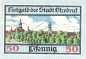 Preview: Ohrdruf , Notgeld 50 Pfennig Schein unc-kfr. Ti.5350.05.82 , Thüringen 1919 Verkehrsausgabe