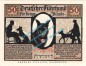 Preview: Oldenburg , Notgeld 50 Pfennig -glanz- Nr.2 in kfr. M-G 1016.1.a , Niedersachsen 1921 Seriennotgeld