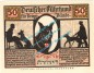 Preview: Oldenburg , Notgeld 50 Pfennig -matt- Nr.4 in kfr. M-G 1016.1.b , Niedersachsen 1921 Seriennotgeld