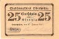 Preview: Osterhofen , Notgeld 25 Pfennig Schein unc-kfr. Ti.5445.05.165 , Bayern 1917 Verkehrsausgabe