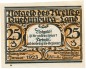 Quedlinburg , Notgeld 25 Pfennig Schein -N- unc-kfr. M-G.1089.1.a , SA o.D. Seriennotgeld -5829-