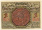 Querfurt , Notgeld 1 Mark -Nr.1- unc-kfr. M-G.1090.1 , SA 1921 Seriennotgeld -5827-