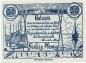 Preview: Rügenwaldermünde , Notgeld 50 Pfennig Schein unc-kfr. M-G 1149.1.e , POM 1921 Seriennotgeld -3781-