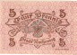 Rathenow , Notgeld 5 Pfennig -Fehldruck- unc-kfr. Ti.5915.10... Brandenburg 1917 Verkehrsausgabe