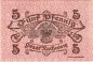 Rathenow , Notgeld 5 Pfennig Schein unc-kfr. Ti.5915.10.01 Brandenburg 1917 Verkehrsausgabe