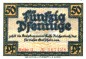 Reichenbach , Notgeld 50 Pfennig Schein unc-kfr. Ti.5980.10.11 , Schlesien o.D. Verkehrsausgabe