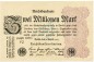 Reichsbanknote , 2 Millionen Mark -FZ graugrün- unc.kfr. DEU-116, Ros.103, P.104 , Weimarer Republik 1923 Inflation