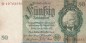 Preview: Reichsbanknote , 50 Mark Schein -A1- in gbr. DEU-210.b, Ros.175, P.182 , vom 30.03.1933 , deutsches Reich - Reichsbank