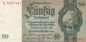 Preview: Reichsbanknote , 50 Mark Schein -D1- in kfr. DEU-210.a, Ros.175, P.182 , vom 30.03.1933 , deutsches Reich - Reichsbank