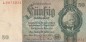 Preview: Reichsbanknote , 50 Mark Schein -H- in gbr. DEU-210.a, Ros.175, P.182 , vom 30.03.1933 , deutsches Reich - Reichsbank