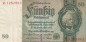 Preview: Reichsbanknote , 50 Mark Schein -i- in gbr. DEU-210.a, Ros.175, P.182 , vom 30.03.1933 , deutsches Reich - Reichsbank