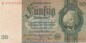 Preview: Reichsbanknote , 50 Mark Schein -X2- in gbr. DEU-210.b, Ros.175, P.182 , vom 30.03.1933 , deutsches Reich - Reichsbank