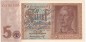 Preview: Reichsbanknote , 5 Mark Schein , DEU-220 b , Rosenberg 179 , P 186 , vom 01.08.1942 , Reichbank drittes Reich