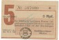 Rheine , Notgeld 5 Pfennig Schein unc-kfr. Schöne 0511 , Westfalen 1947 Notgeld 1945-48