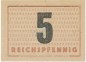 Rheine , Notgeld 5 Pfennig Schein unc-kfr. Schöne 0511 , Westfalen 1947 Notgeld 1945-48