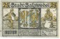 Salzwedel , Notgeld 25 Pfennig -Fehldruck- unc-kfr. M-G 1162.1 , SA 1921 Seriennotgeld -5818-