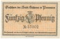 Schlawe , Notgeld 50 Pfennig Schein unc-kfr. Ti.6530.05.10 POM 1920 Verkehrsausgabe -4310-