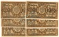 Preview: Schmalkalden , Notgeld Set --6 x KN fortlaufend-- unc-kfr. M-G 1184.1 , Thüringen 1921 Seriennotgeld