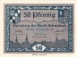Preview: Schwabach , Notgeld 50 Pfennig Schein unc-kfr. Ti.6715.10.65 , Bayern 1918 Verkehrsausgabe