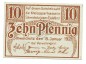 Preview: Schweidnitz , Notgeld 10 Pfennig Schein unc-kfr. Ti.6775.15.05 SLN 1921 Verkehrsausgabe -4261-
