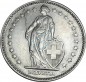 Schweiz , Kursmünze 2 Franken 1968 B -Helvetia mit Schild- KM.21.a ss-vz -0227-