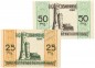 Preview: Seitenberg , Notgeld Set 2 Scheine unc-kfr. Ti.6850.05.05-06 SLN 1920 Verkehrsausgabe -4265-