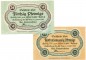 Preview: Seitenberg , Notgeld Set 2 Scheine unc-kfr. Ti.6850.05.05-06 SLN 1920 Verkehrsausgabe -4265-
