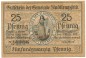 Preview: Stadtlengsfeld , Notgeld 25 Pfennig Schein unc-kfr. Ti.7055.05.50-55 TH 1919 Verkehrsausgabe -4275-