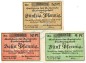 Preview: Stadtlengsfeld , Notgeld Set 3 Scheine unc-kfr. Ti.7055.05.30-32 TH 1917 Verkehrsausgabe -4277-