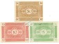 Preview: Stadtlengsfeld , Notgeld Set 3 Scheine unc-kfr. Ti.7055.05.30-32 TH 1917 Verkehrsausgabe -4277-
